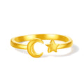 999 24K Gold Ring Star 2.72-3.12g A0113791