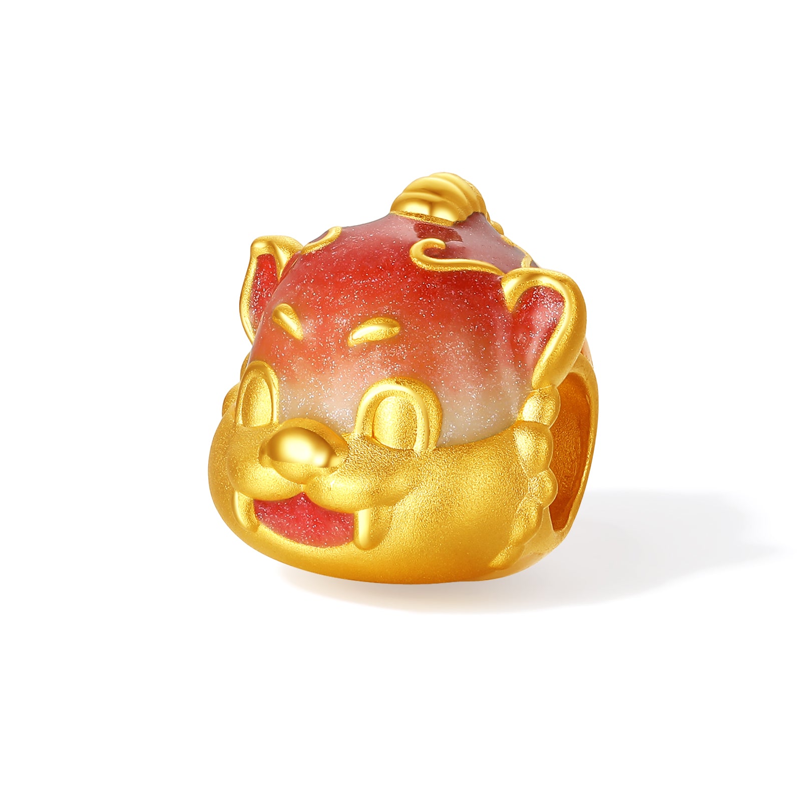 'Jiuhua Mountain' 24K Gold Charm Bracelet Ksitigarbha's Mount Diting 17cm & 19cm A1615442