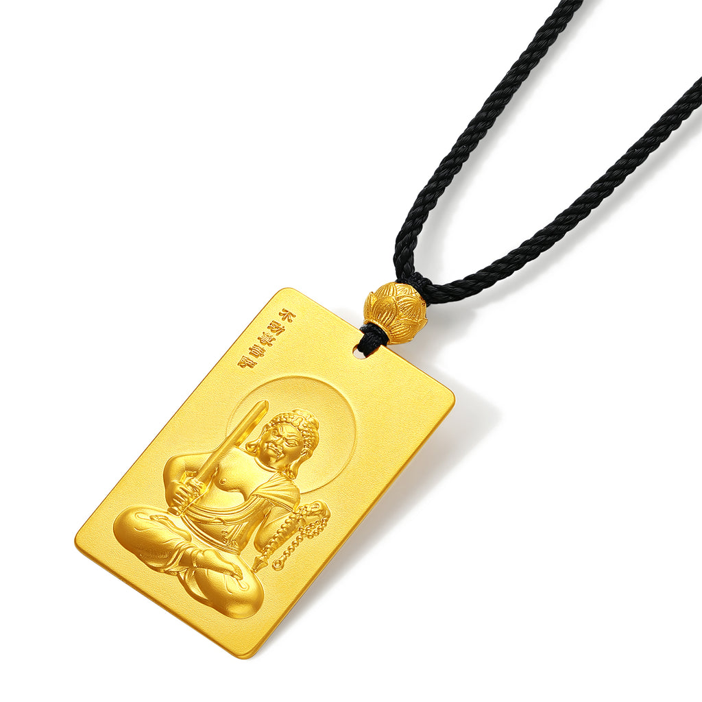 999 24K Gold Pendant Bodhisattva 22-24g A0413645