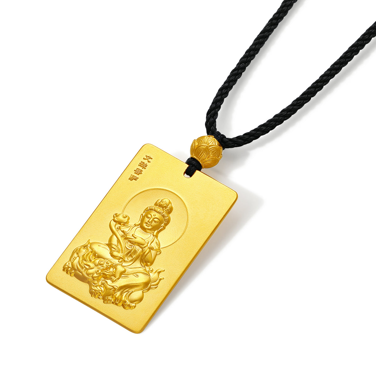 999 24K Gold Pendant Bodhisattva 22-24g A0413641