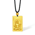 999 24K Gold Pendant Bodhisattva 22-24g A0413645