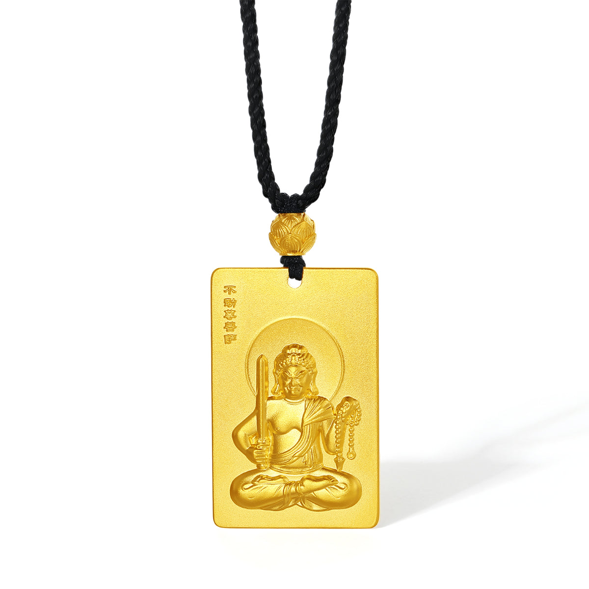 999 24K Gold Pendant Bodhisattva 22-24g A0413645