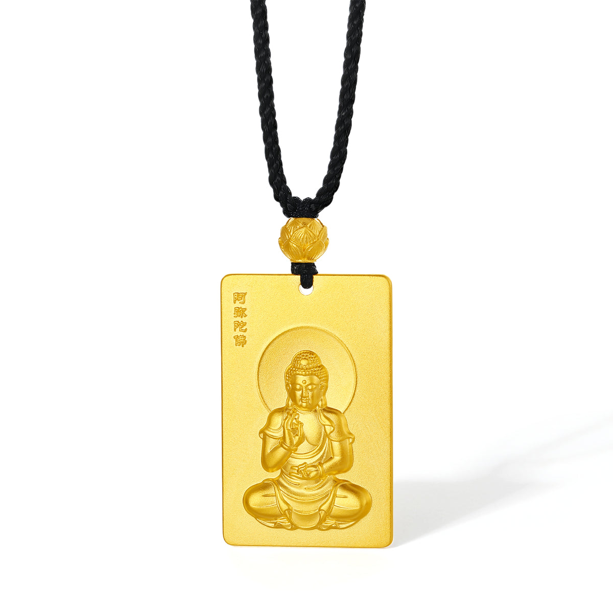 999 24K Gold Pendant Buddha 22-24g A0413640