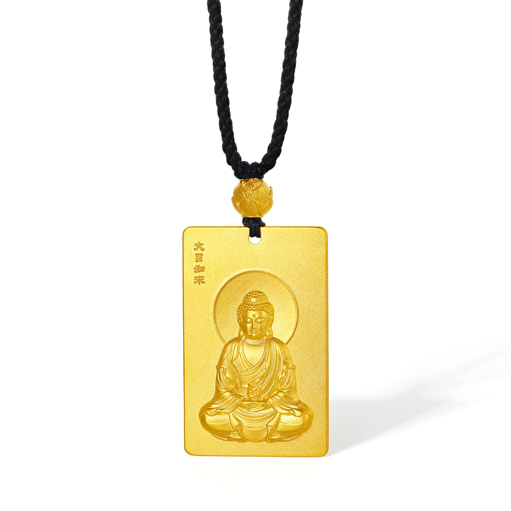 999 24K Gold Pendant Buddha 22-24g A0413642