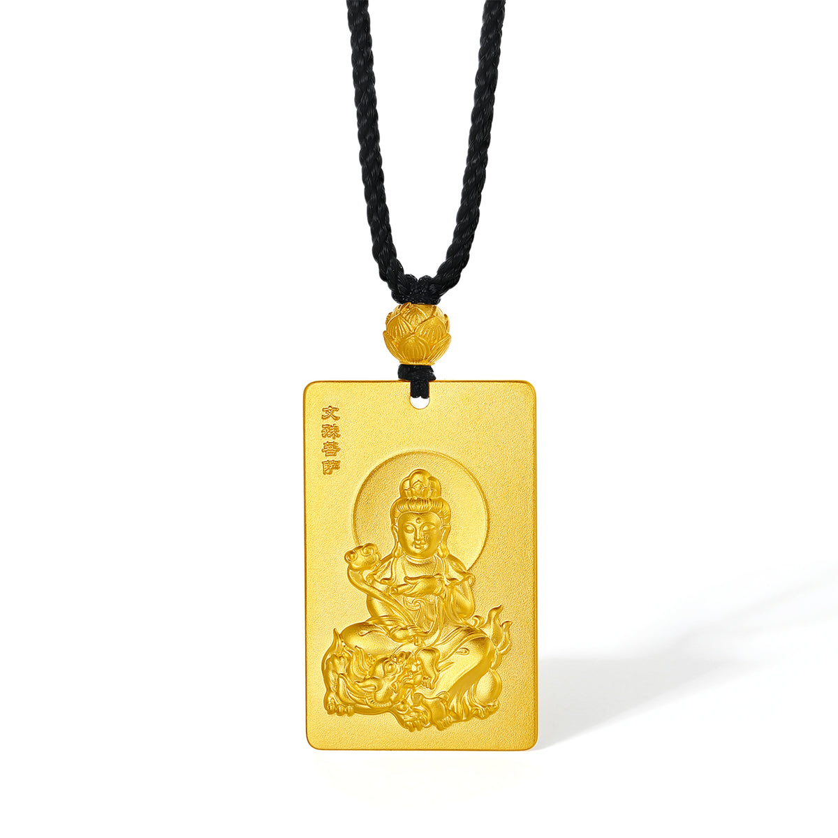 999 24K Gold Pendant Bodhisattva 22-24g A0413641