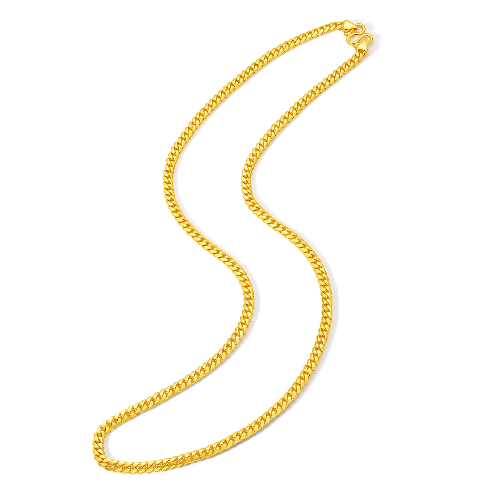 999 24K Gold Necklace 36-41g A0513518