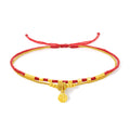999 24K Gold String Bracelet Fu 1.04-1.44g A1714635