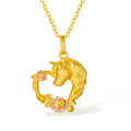 'Year of the Horse' 999.9 24K Gold Pendant Horse Heart 3.1-3.45g A0422089