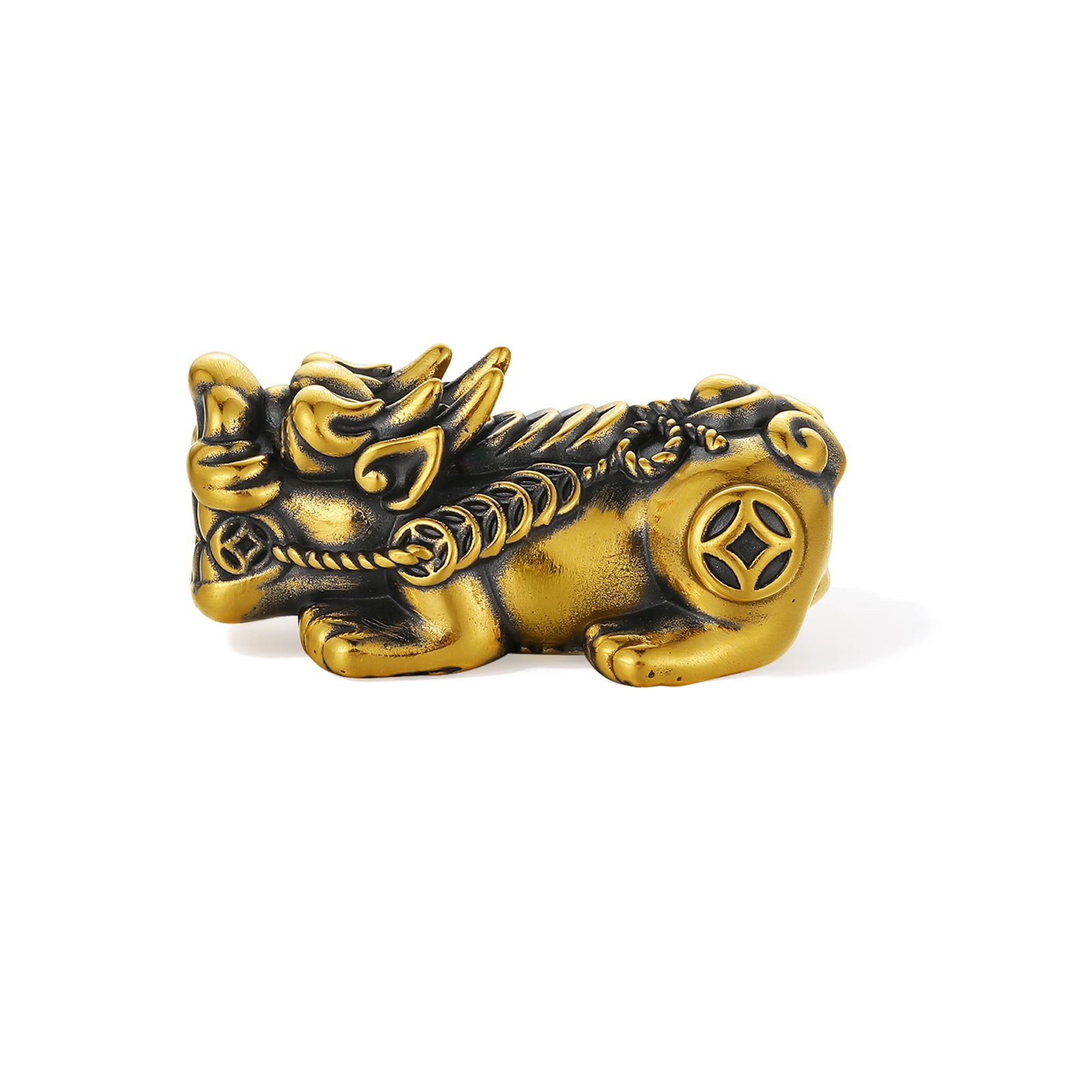 24K Gold Beaded Bracelet Tigerite Pixiu 1.4-1.8g A1916088
