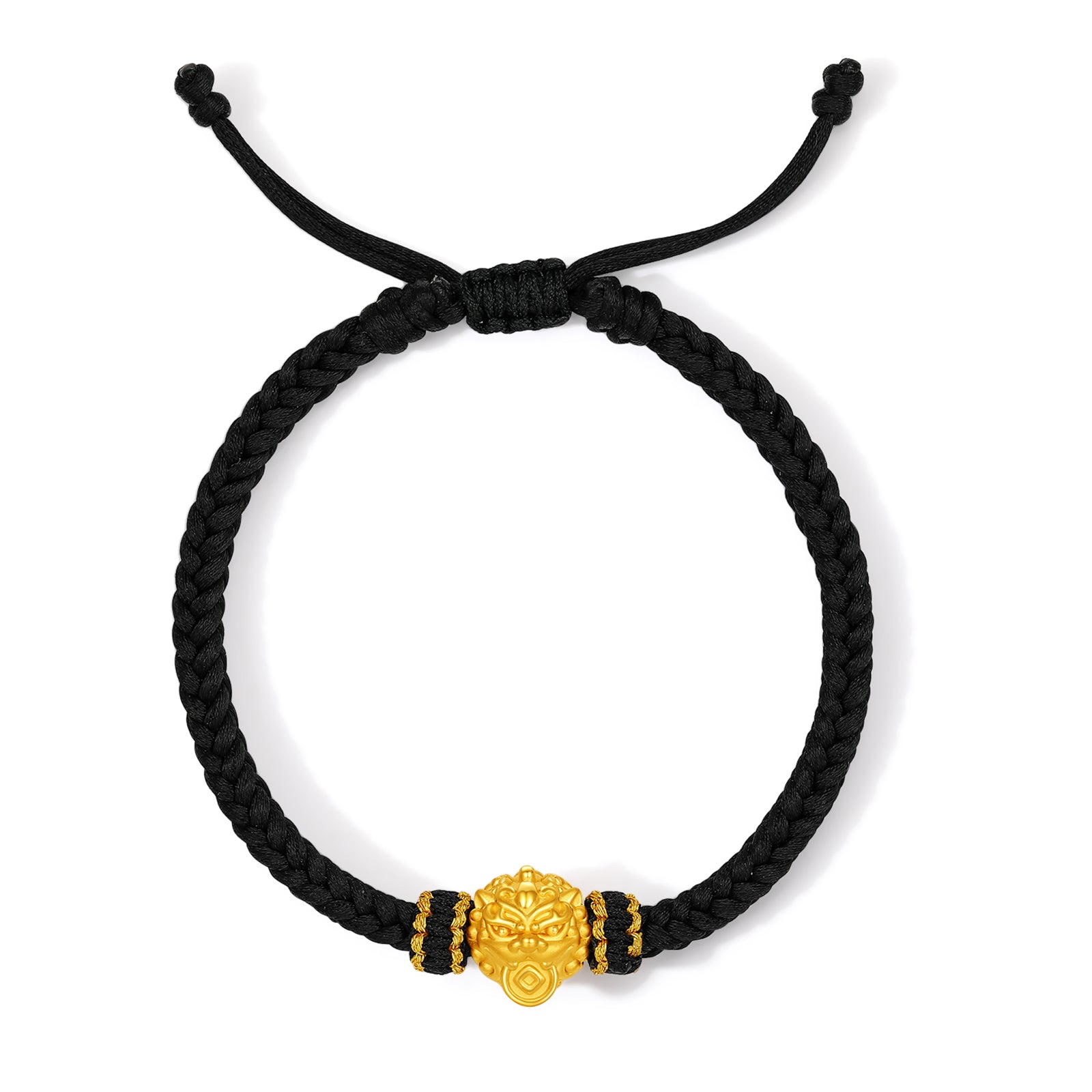 24K Gold String Bracelet Pixiu 1-1.2g A1716111