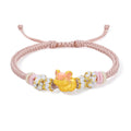 "Chinese Zodiac" 24K Gold String Bracelet Chinese Zodiac 0.7-1g
