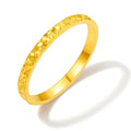 24K Gold Ring Crushed Ice 1.5-2.5g A0113247