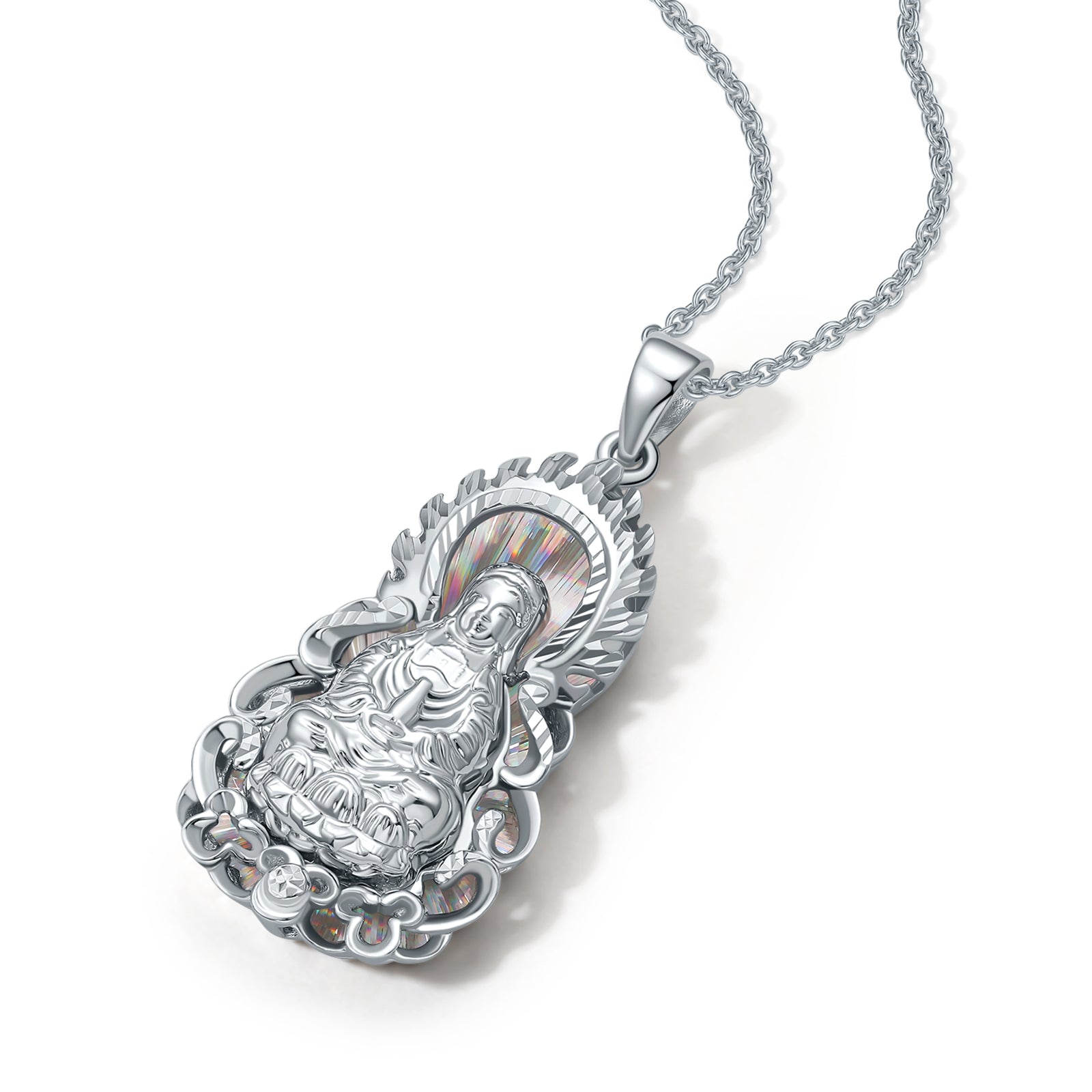 950 Platinum Pendant Guanyin 9.8-10.8g B0413321