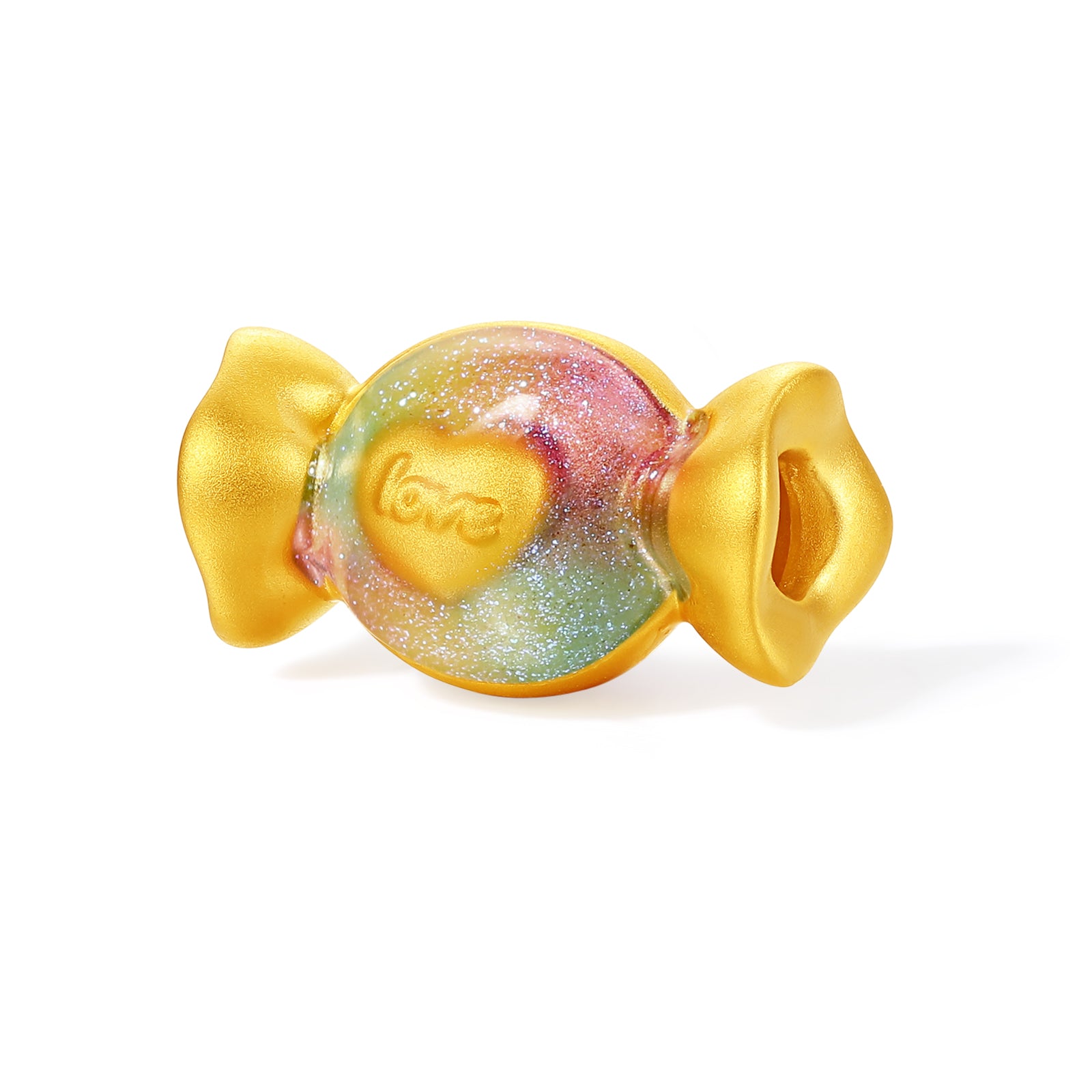 "Pop wu~" 24K Gold Charm Bracelet Candy 0.5-0.65g A1615628