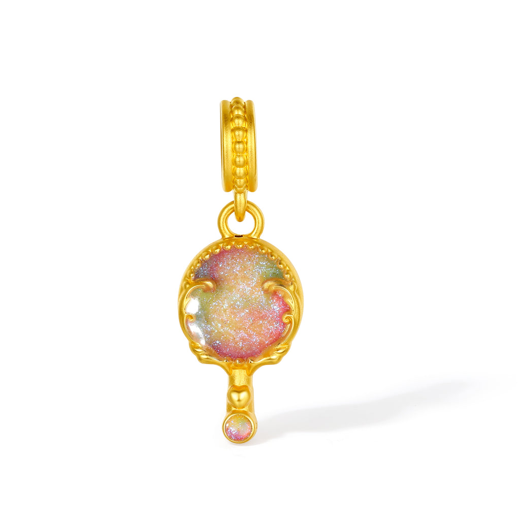 "Pop wu~" 24K Gold Charm Bracelet  0.6-0.8g A1615622