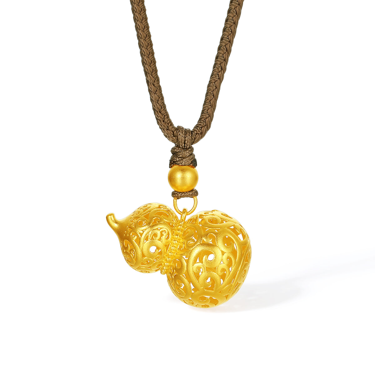 999 24K Gold Pendant Gourd 4-5g A0415142
