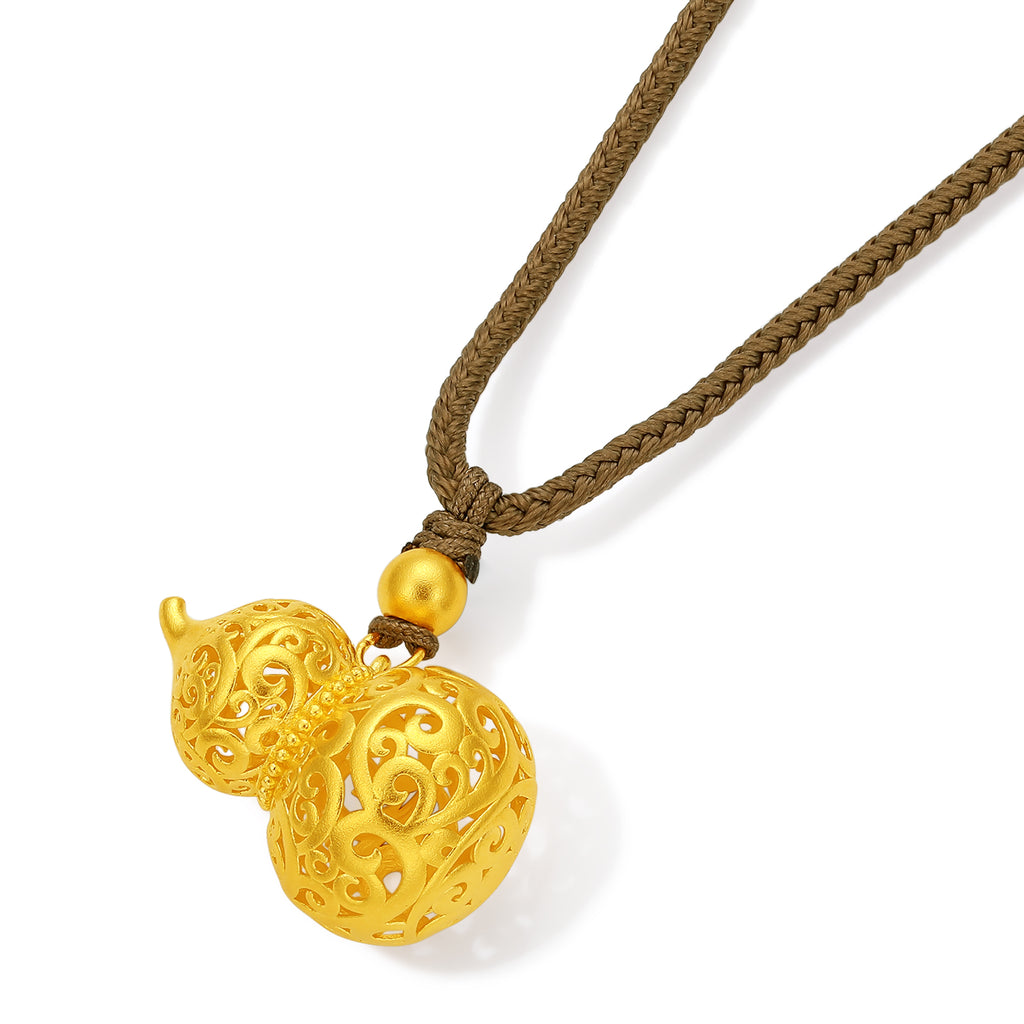999 24K Gold Pendant Gourd 4-5g A0415142