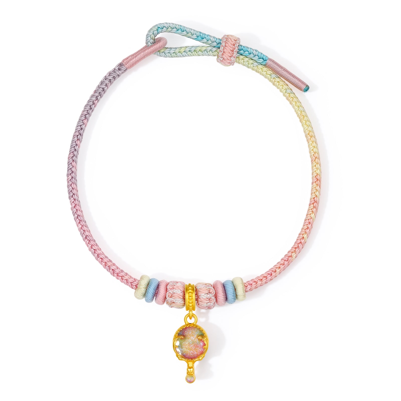 "Pop wu~" 24K Gold Charm Bracelet  0.6-0.8g A1615622