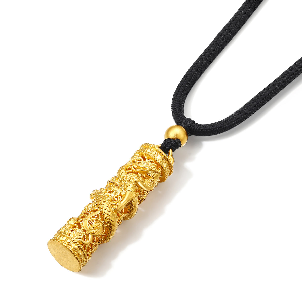 "Xi An" 999 24K Gold Pendant Dragon 12.49-13.49g A0413292