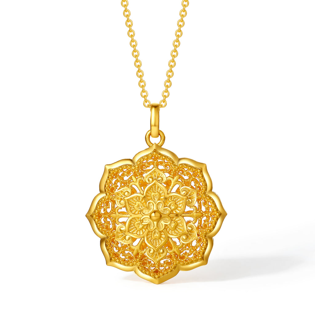 "Xi An" 999 24K Gold Pendant 11.53-12.53g A0413291