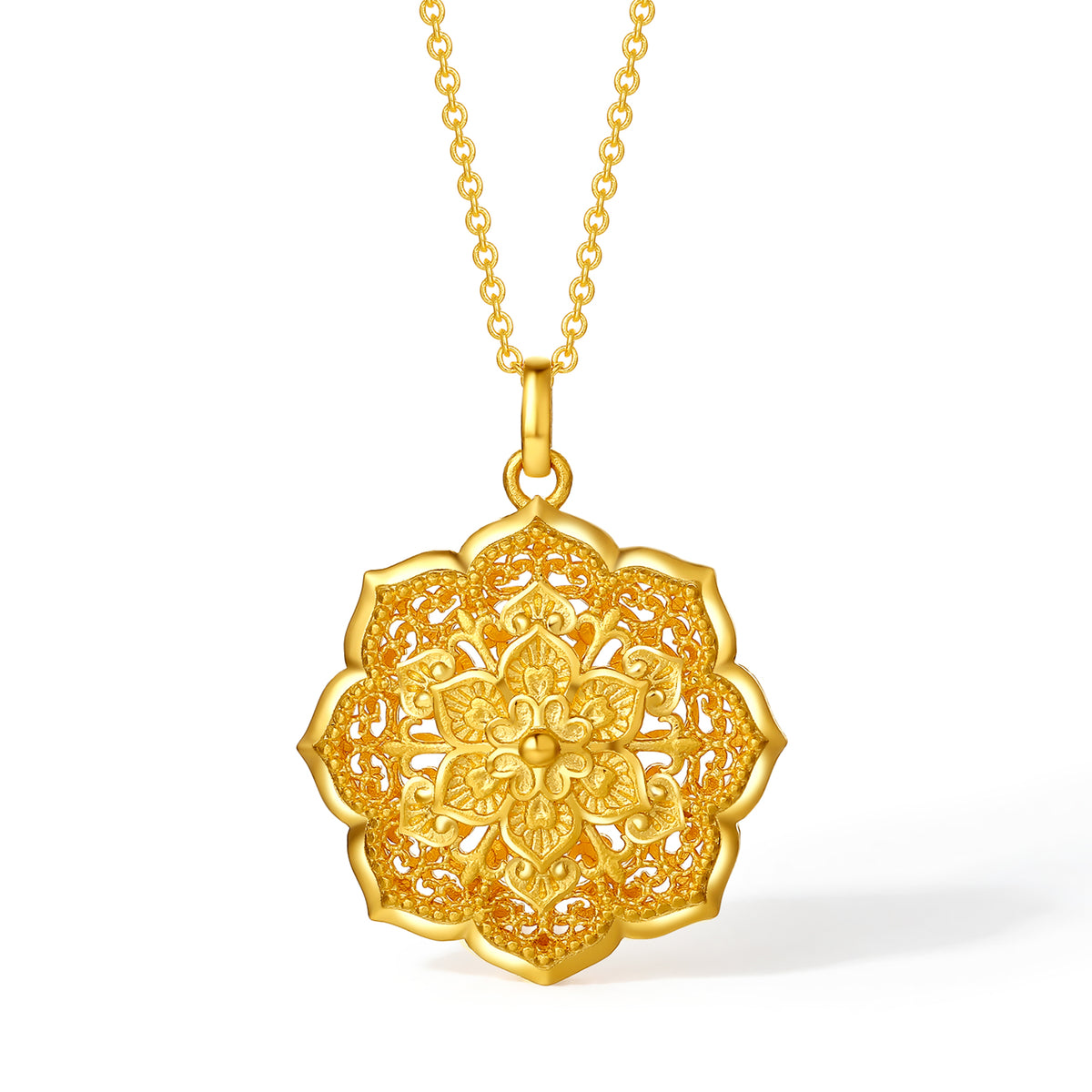 "Xi An" 999 24K Gold Pendant 11.53-12.53g A0413291