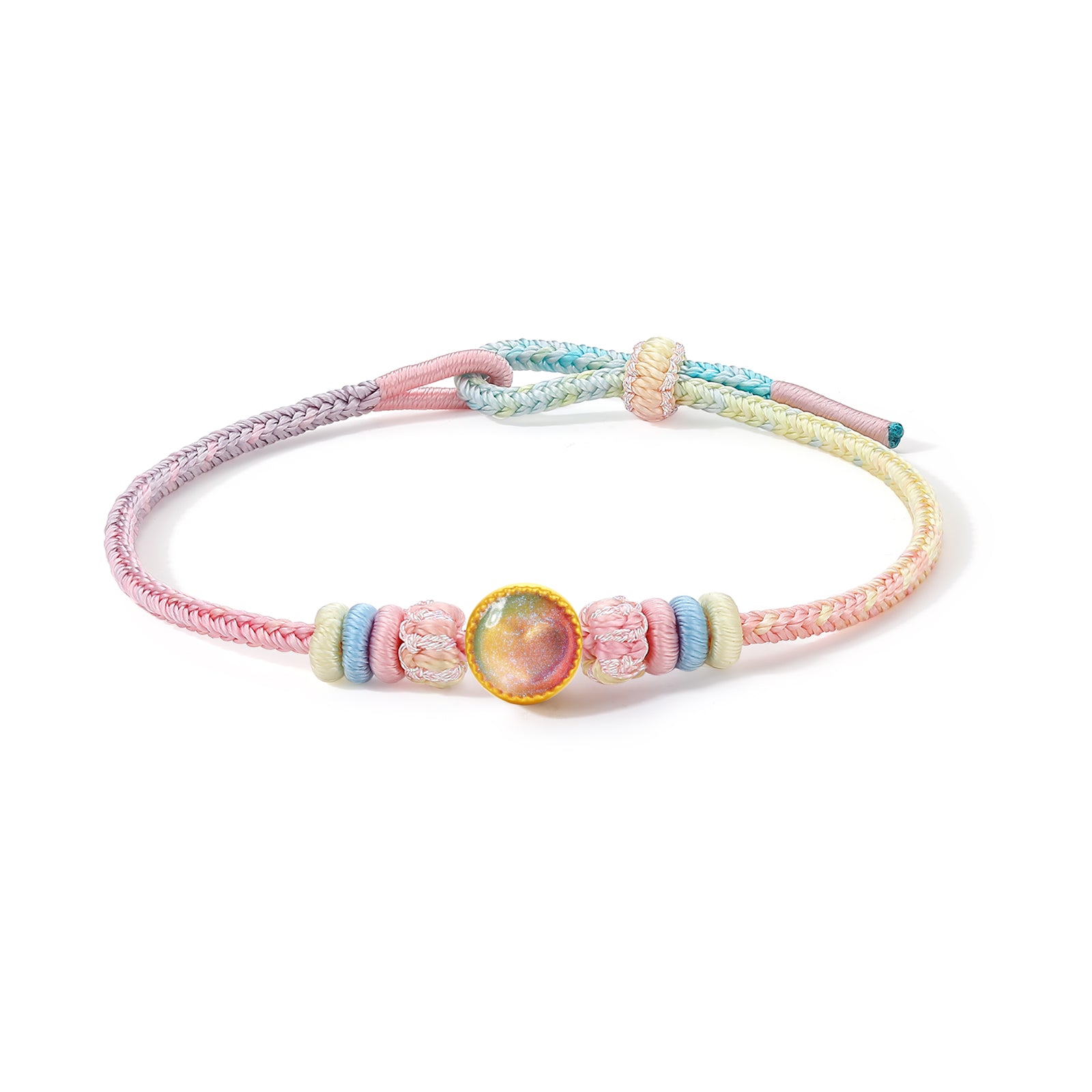 "Pop wu~" 24K Gold Charm Bracelet Heart 0.5-0.65 A1615619