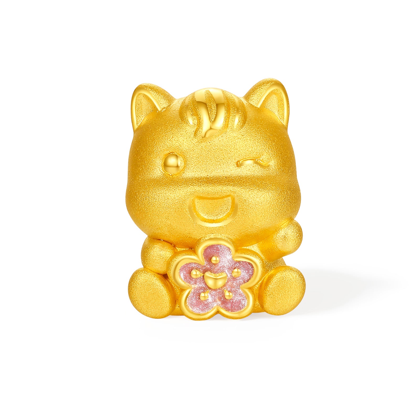 'Year of the Horse'  24K Gold String Bracelet Horse Flower 0.7-1g 16cm-22cm A1715797