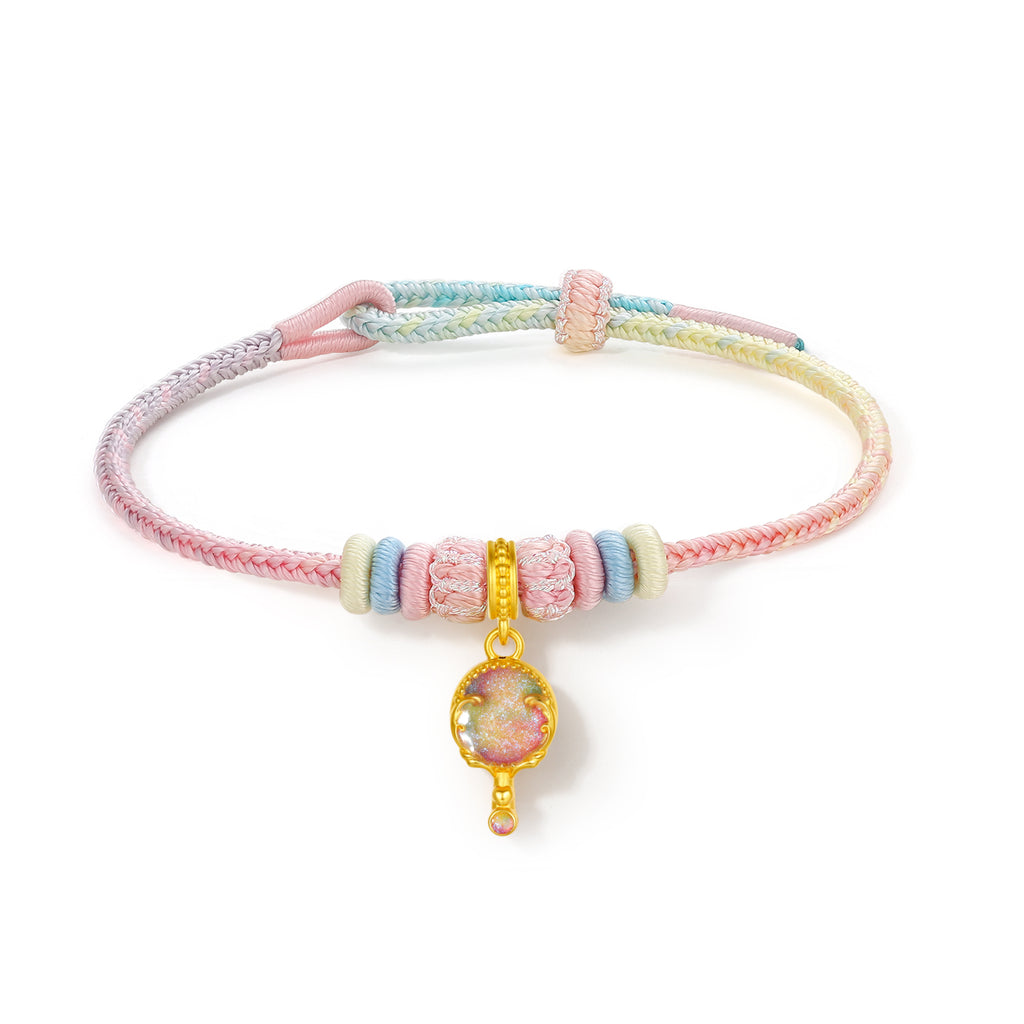 "Pop wu~" 24K Gold Charm Bracelet  0.6-0.8g A1615622