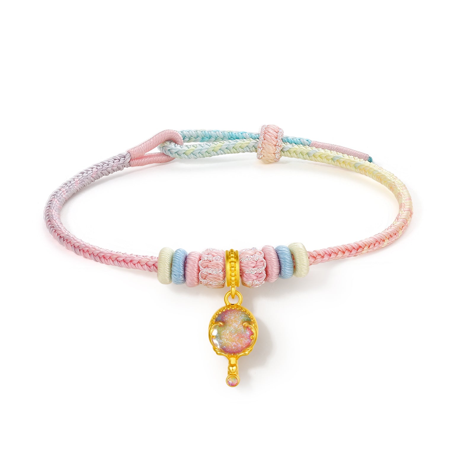 "Pop wu~" 24K Gold Charm Bracelet  0.6-0.8g A1615622