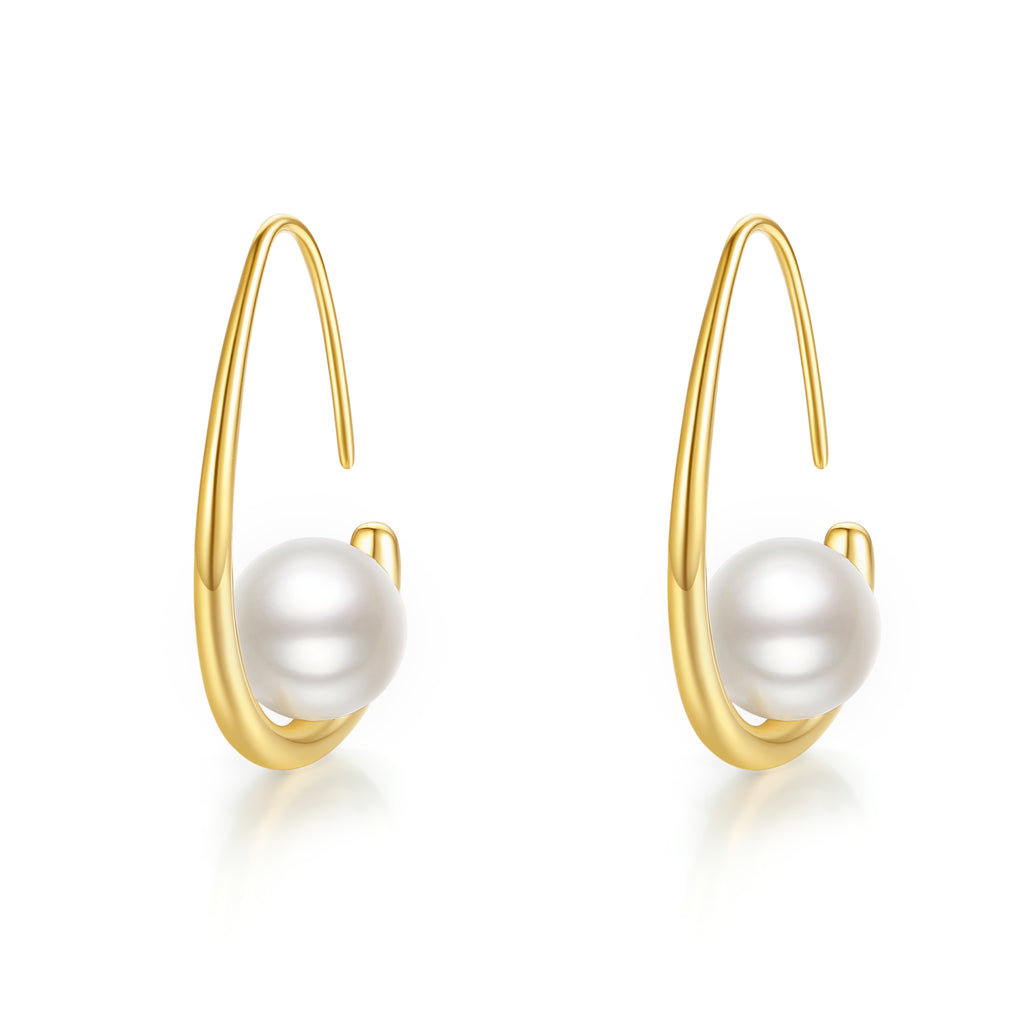 S925純銀珍珠耳環，4-5.6克，貨號J0913010